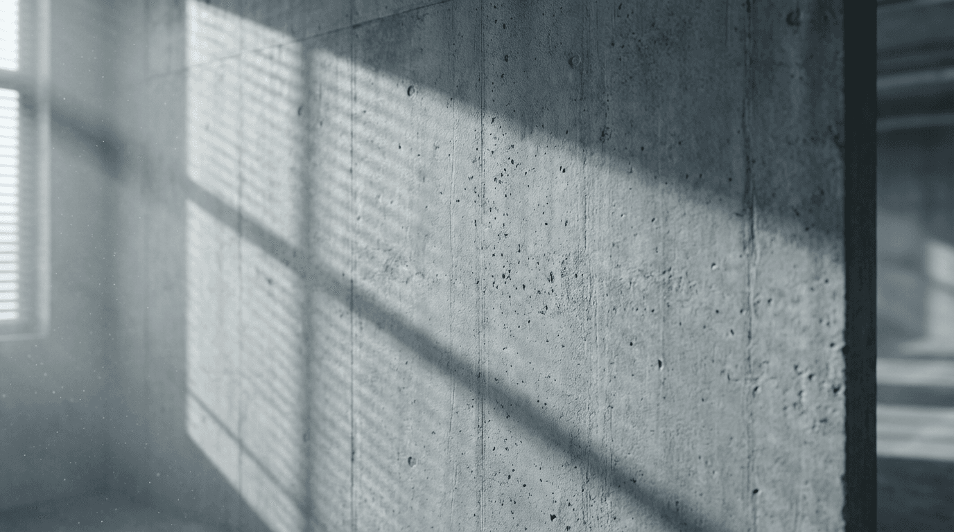 Shotcrete retaining wall showing precision spray application and surface finish