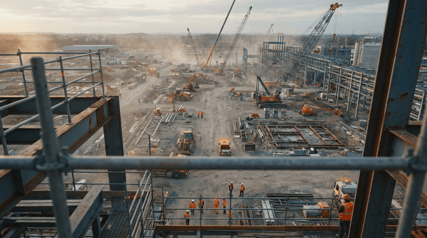 Excavation and foundation work on steep Sydney residential site