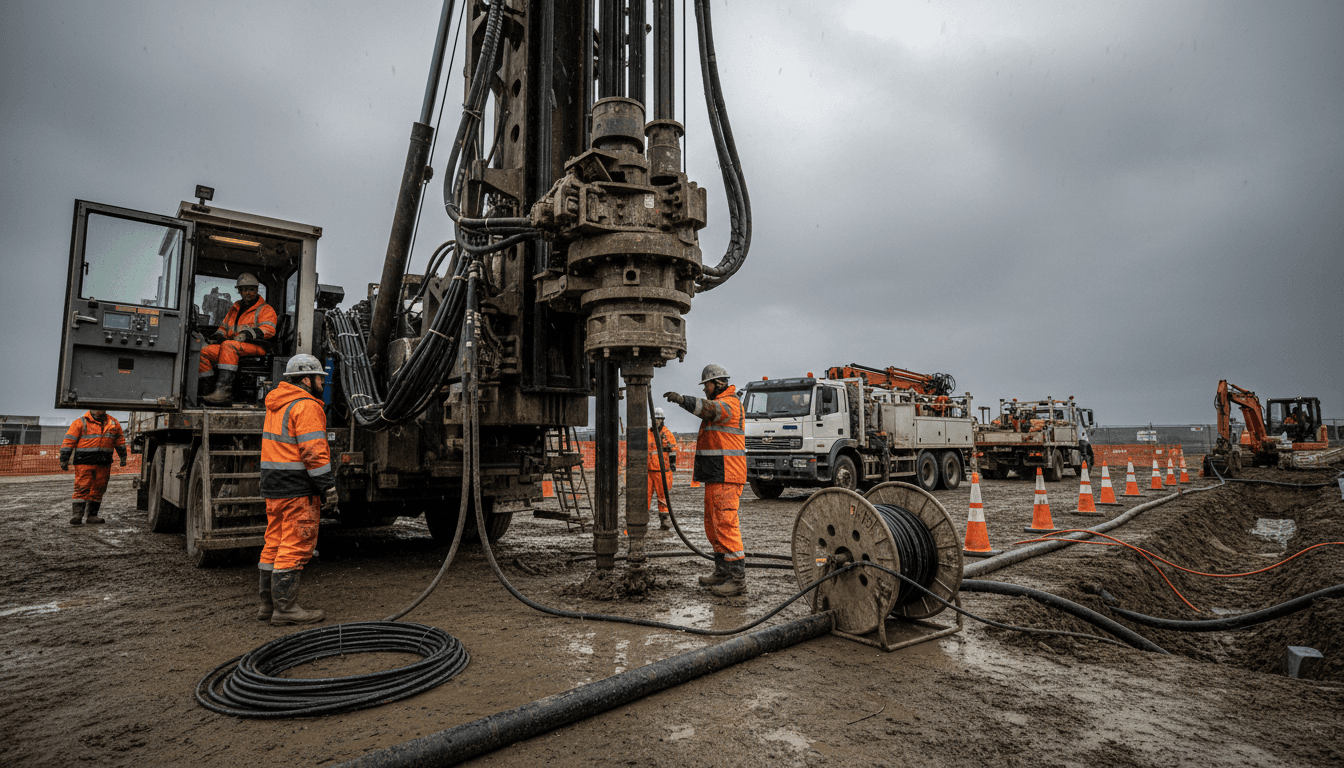 Deep bored pier excavation on steep Sydney site